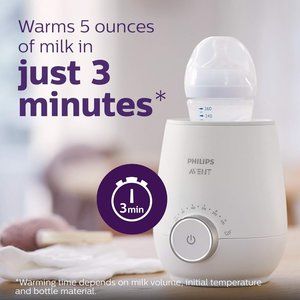 Philips AVENT Fast Baby Bottle Warmer with Smart Temperature Control and Automa